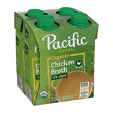 Pacific Foods Low Sodium Chicken Broth – Pre-Portioned Cartons for the Streamlined Apartment Pantry, 8 oz (4 Pack)