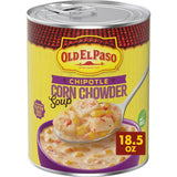 Old El Paso Family-Size Chicken Tortilla Soup for Weekday Lunch Prep, 18.5 oz Can