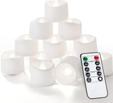 Homemory Battery Tea Lights for Camping and Porch – Windproof Flickering Candles That Survive Open-Air Evenings