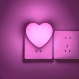 INZU Cute Heart Nightlight for Cozy Home Ambiance – Soft Warm LED Plug-in for Living Room and Bedroom Styling