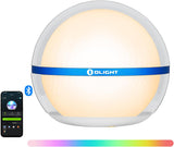 OLIGHT Sphere Ambient Light – Designer Table Lamp with 20 RGB Color Modes for Cozy Reading Nooks and Apartment Styling