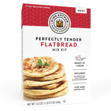 King Arthur Baking Company Perfectly Tender Flatbread Kit – Effortless Add-Water-and-Oil Weeknight Side