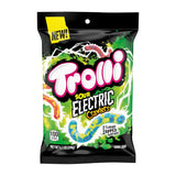 Trolli Electric Crawlers Sour Gummy Worms – One-Bag Sour Candy Solution for Minimalist Office Jars and Home Snack Drawers