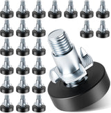 MROCO Adjustable Leg Levelers – Intentional Home Solution, Discreet Threaded Levelers for Minimalist Desks and Storage