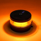 Magnetic Wireless Beacon Light, Portable USB-C Strobe for Construction Sites and Farm Fields, Magnetic Mount IP67