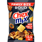 Chex Mix Bold Garlic and Herb Snack Mix – Tailgate and Grill-Out Snack for Outdoor Sports Viewing, 13.5 oz