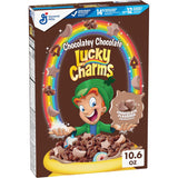 Lucky Charms Chocolatey Chocolate Cereal with Marshmallows – Grandparent Gift Idea for Grandchildren's Home Visits, 10.6 oz Box