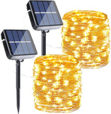 Joomer Solar String Lights – Playroom and Kids Bedroom Decor with Soft Warm White and Multicolor Modes