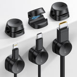 Lamicall Cable Clips for Desk – Office Workstation Cord Keeper for Keyboards, Mice, and Monitors, 12-Pack