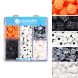 Sweets Indeed Halloween Eyeball Tacklebox – Vibrant Candy Eye Toppers for a Cozy Halloween Kitchen Vignette