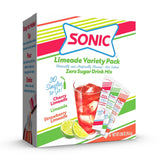 Sonic Singles to Go Drink Mix – Commute and Conference Room Hydration Pack, Zero Calorie Single Serve Powder Sticks