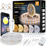 LotusLamp X Dimmable LED Strip – Study Room Daylight Task Lighting, 2700K-6500K Smart Tape