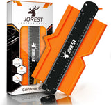 JOREST Connectable Contour Gauge (10+5 Inch) – Anniversary and Holiday Gift Idea for Woodworkers, Carpenters, and Tile Installers