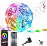 Luminoxa Aura Color Changing LED Strip 100ft – Background Accent Lighting for Office Shelves, Bookcase and Conference Background