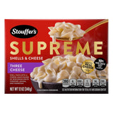 Stouffer's Supreme Shells Three Cheese Stovetop Mac – Protein and Calcium Rich Comfort Meal for Mindful Eating