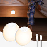 LuminAide Ultra-Slim Puck Light – Decorative Hallway and Stair Lighting with Cozy Atmosphere