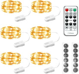 HXWEIYE LED Firefly Lights Battery Operated – Worry-Free Stair Railing and Curtain Lighting, No Open Flame