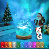 HYTIB Crystal Prism Mood Lamp – White Elephant and Holiday Gift for Her, 216-Mode Color Changing Night Light