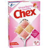 Strawberry Vanilla Chex Whole Grain Cereal – Grab and Go Dry Snack for the Home Office and Gym Bag