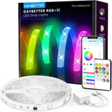 DAYBETTER Smart IC LED Strip Lights – App Controlled Mood Lighting Strip for Modern Home Interior Design