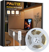 PAUTIX COB LED Strip with Motion Sensor – Premium Bookshelf and Display Cabinet Lighting, COB LED 5V USB Dimmable Tape