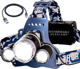 TDC Head Lamp Led Rechargeable - Holiday Gift for Contractors, Mechanics, and DIY Homeowners