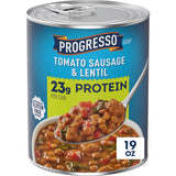 Progresso Protein Mediterranean-Style Meatball and Chicken Soup, Microwave-Ready Workday Lunch That Beats Instant Ramen, 18.5 oz Can