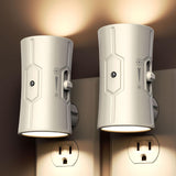 Birthday Gift for Mom and Her Night Light 2 Pack – Cozy Warm White Plug in Nightlight for Bedroom Hallway and Bathroom