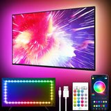 GIPOYENT LED Strip for TV - Modern Home Theater Mood Lighting, Decorative RGB Backlight for Open-Plan Living Spaces