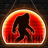 Cryptid Co. Sasquatch Neon Light – Smoke Free Bedroom and Nursery Alternative to Candles, USB Powered LED with Six Dimming Levels