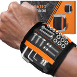 Tmacker Magnetic Wristband – Secure Screw and Bolt Holder for Auto Mechanics Working Under Cars and in Tight Engine Bays