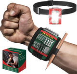 Magnetic Wristband with LED Light – Housewarming Gift for Homeowners, Adjustable Tool Belt Wrist Band for Husband and Father