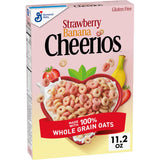 Cheerios Cereal Strawberry Banana – Car Cup Holder On-the-Go Kids Snack, Stays Crunchy in Milk