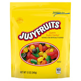 Wonka Jujyfruits Novelty Shaped Gummy Candy, 12oz Shareable Hiking and Beach Day Snack Bag for Families