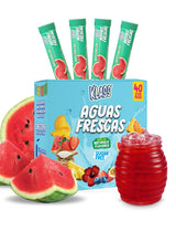 Klass Aguas Frescas | Flavor-Lover Gift for the Health-Conscious Friend | Zero-Sugar Aguas Frescas Sampler with Horchata and Tropical Flavors (40 Count)