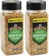 McCormick Grill Mates Montreal Chicken Seasoning, 8 oz – Family Kitchen Rub for Baked Chicken, Pasta, and Roasted Veggies