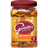 Gardetto's Aged Cheddar Snack Mix Tub – Kid-Friendly Pantry Snack for School Lunches and Parties