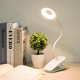 LuminGear Eye-Care Bedside Lamp – Zero Blue Light, Zero Flicker Clip Light for Mindful Reading and Bath Time