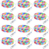 Minetom Fairy String Lights – Housewarming Gift for Couples and Roommates, Battery Operated 7ft Twinkle Lights Multi-Pack with Timer