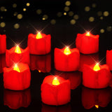Homemory Drip Style LED Candles – Spooky Black Halloween Decor for Apartment Mantels, Cozy Corners & Moody Bedrooms