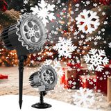 Flameless Snowfall Light – Worry-Free Christmas Decoration for Nurseries and Bedrooms