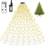 Olaney 400 LED Cascading Lights – Nursery and Playroom Friendly Tree Lighting with No Flame and No Heat