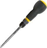 Klein Tools 32960A Fastbit Tru-Grip Screwdriver – All-Day Driving Comfort for Commercial Electricians, 1/4-Inch Hex Compatible