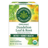 Traditional Medicinals Organic Dandelion Leaf & Root Herbal Tea – Quiet Design Herbal Tea for a Neutral-Toned Tea Station