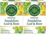 Traditional Medicinals Organic Dandelion Herbal Tea – Portable Kidney & Digestion Support for Road Trips