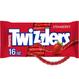 TWIZZLERS Twists Strawberry Candy – Lunchbox Snack for Kids, Sealed 16 oz Bag for Freshness