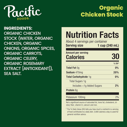 usda-certified organic, slow-simmered from organic chicken meat and bones