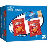 Kellogg's Grab and Go Snacks – Break Room and Home Office Pantry Stock with Cheez-It, Pringles, Pop-Tarts and Rice Krispies Treats