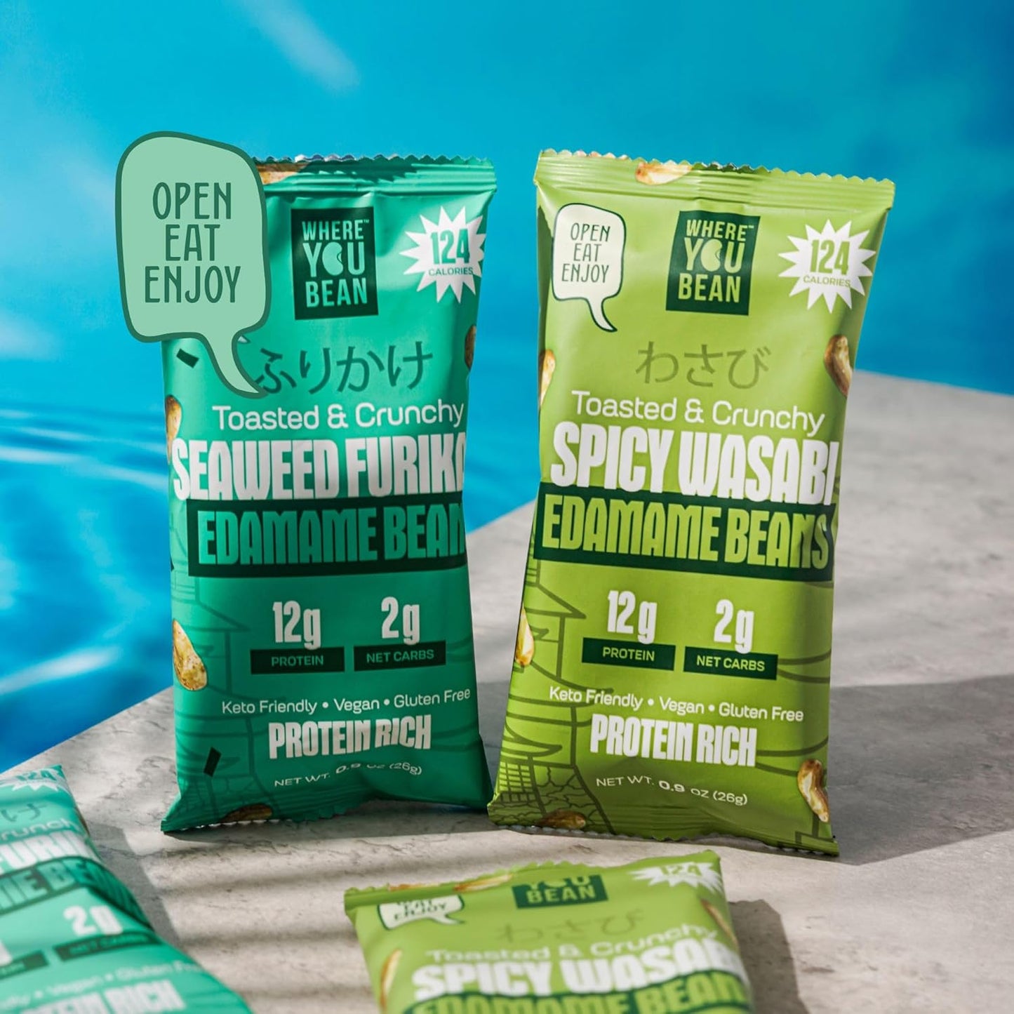 Where You Bean Dry-Roasted Edamame Snack – Lightweight Vegan Protein for Hiking Packs and Picnic Baskets
