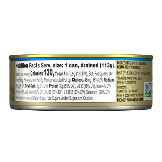 wild caught, dolphin-safe white albacore tuna